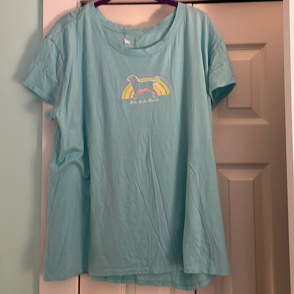 The Black Dog Women’s Teal T-shirt